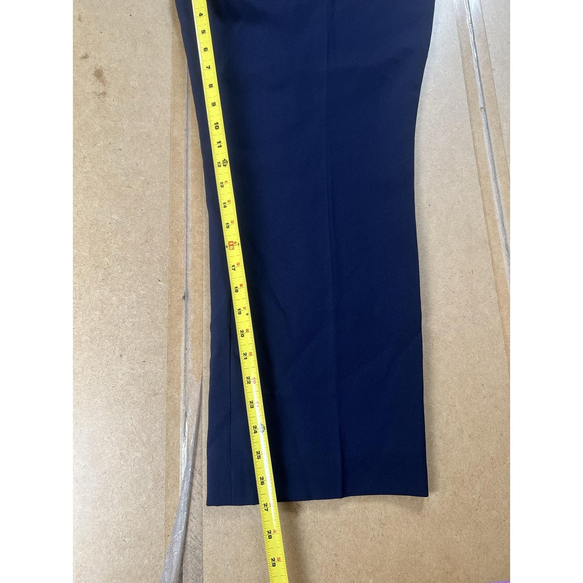 Talbots Pants Womens 16W Blue Crepe Dress Pants Lined Pockets Zip Classic