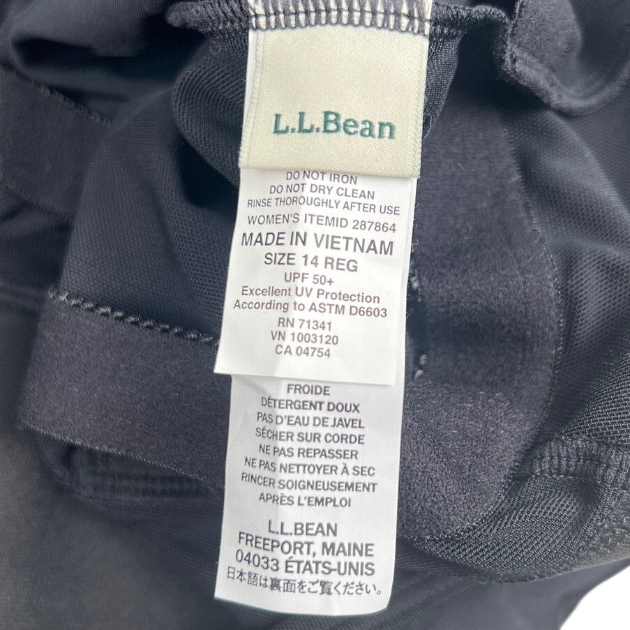 L.L. Bean Size 14 Regular NWT Women's BeanSport Swimwear One piece Swimsuit