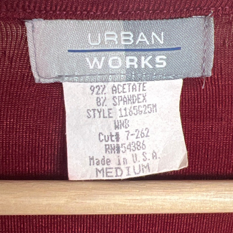 Y2K Urban Works Made In USA Medium Red Top