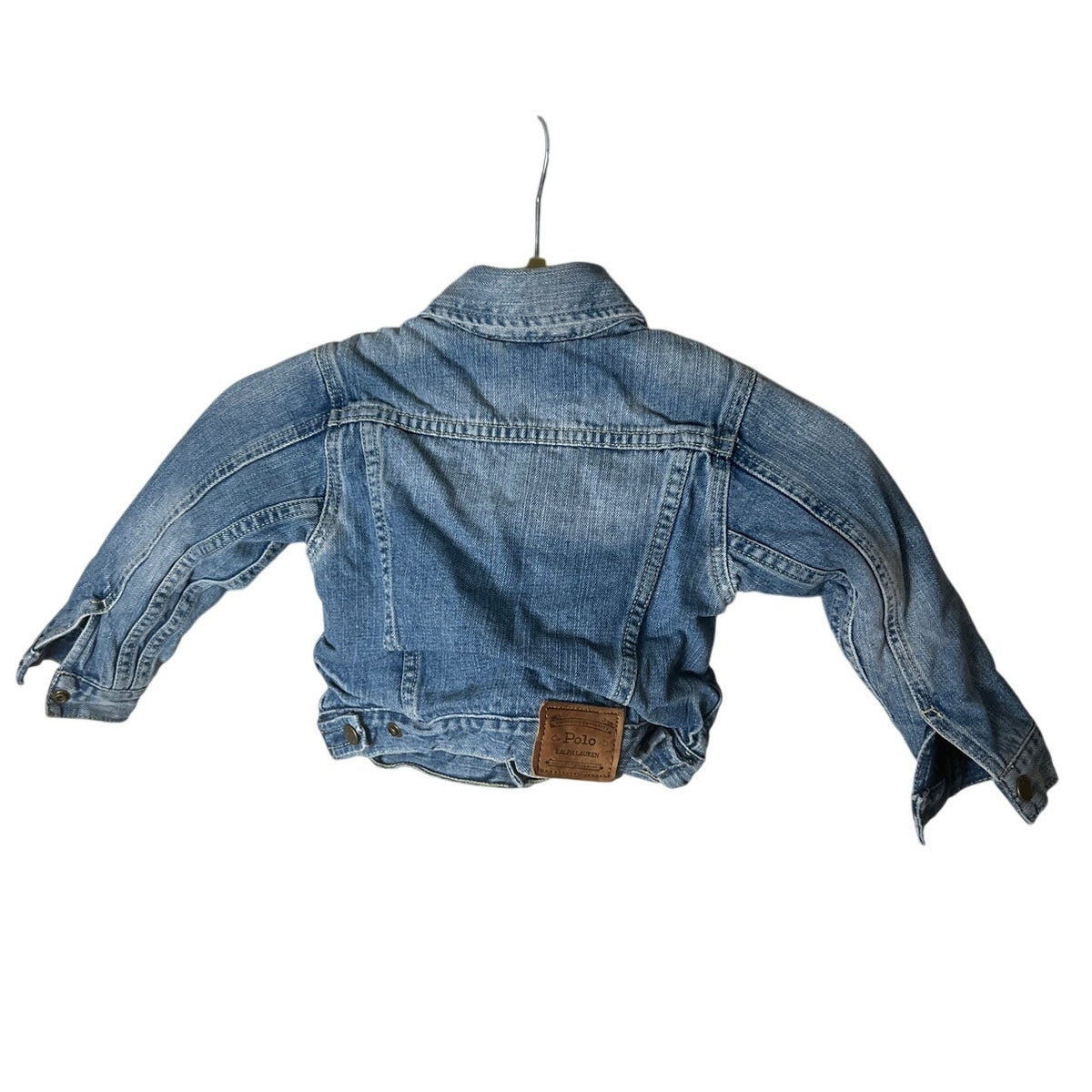 Polo Ralph Lauren 2/2T Denim Jean Jacket 100% Wool Cotton