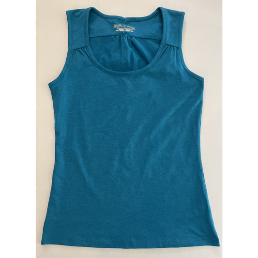 Royal Robbins Womens Essential Tank Top UPF Protection Blue Crystal Aqua S - NWT
