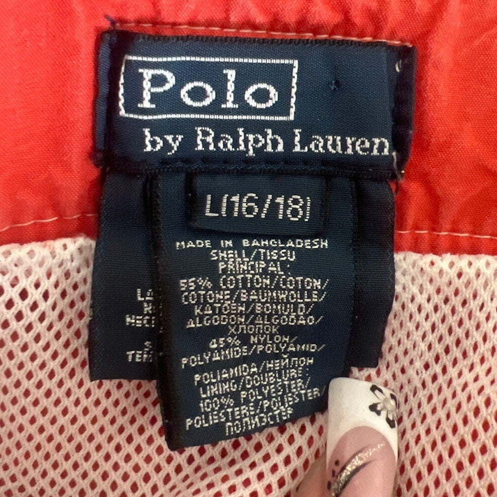 Polo Ralph Lauren Orange Swimming Trunks Large 16/18