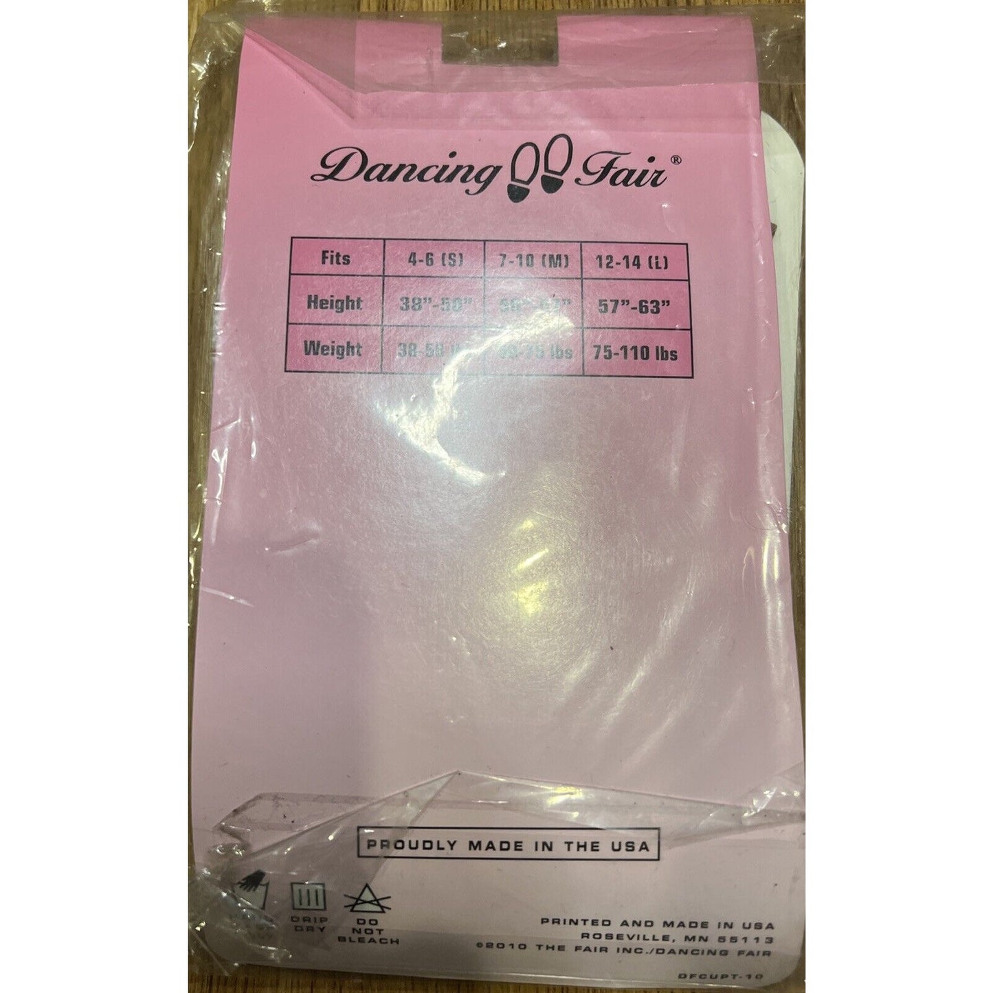 NEW Dancing Fair sz S Children's Ultimate Performance Tights Style 800 Lt Suntan