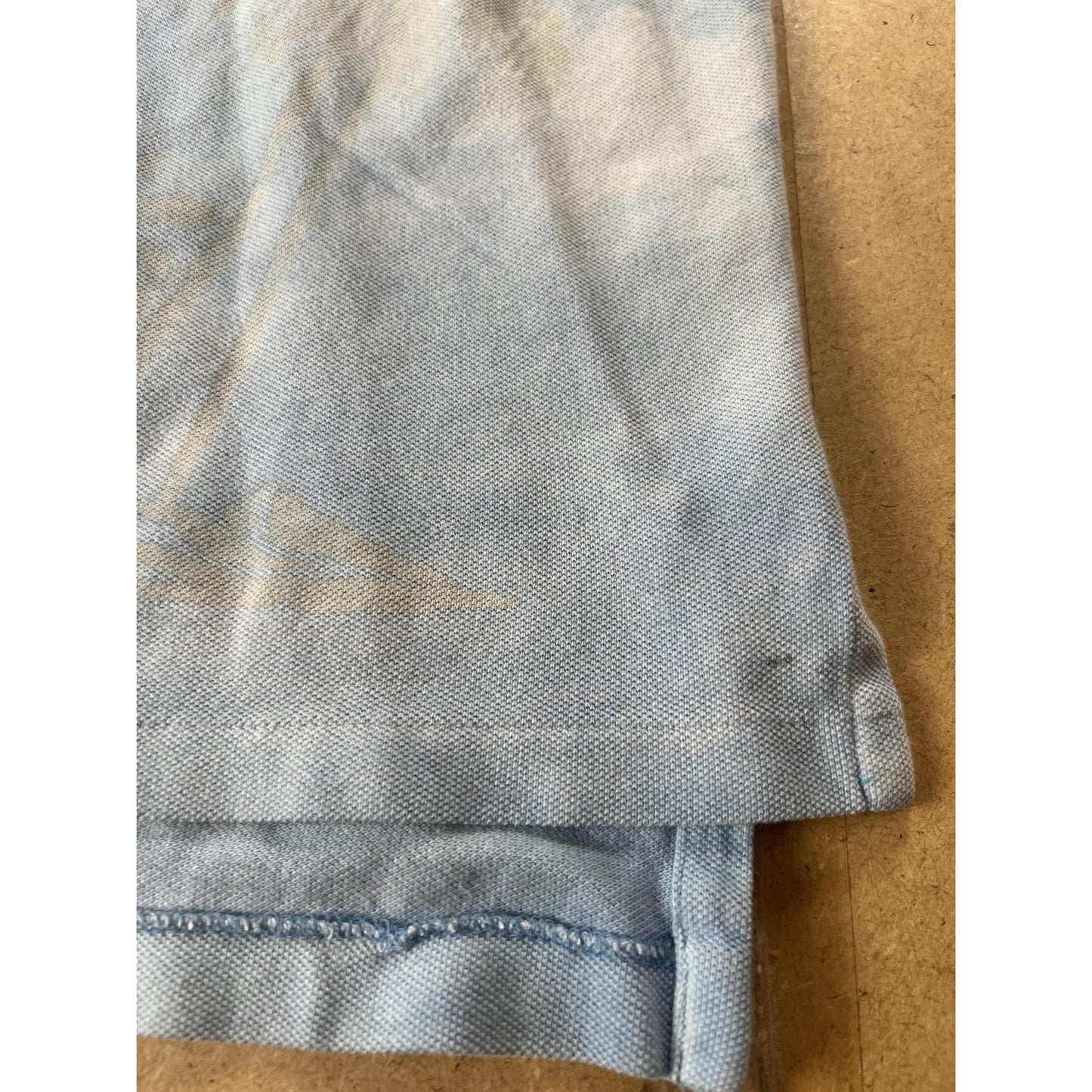 Polo Ralph Lauren Shirt Mens 2XL Light Blue Custom Fit Polo Logo Short Sleeve