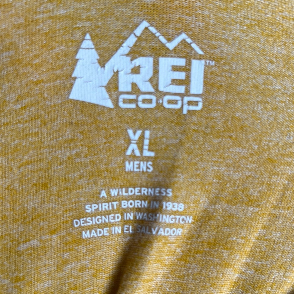 REI Co-Op Men's Yellow T shirt size XL