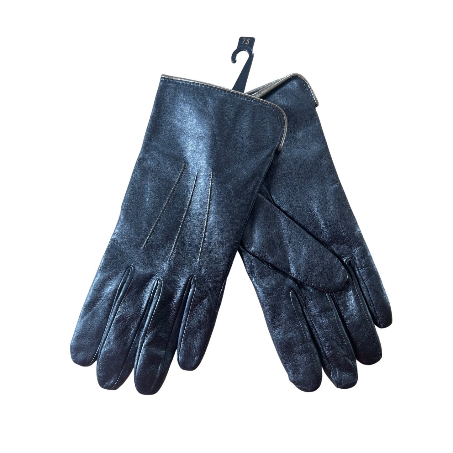 New Original British Army Officer Parade Uniform Black Leather Gloves Size 7.5