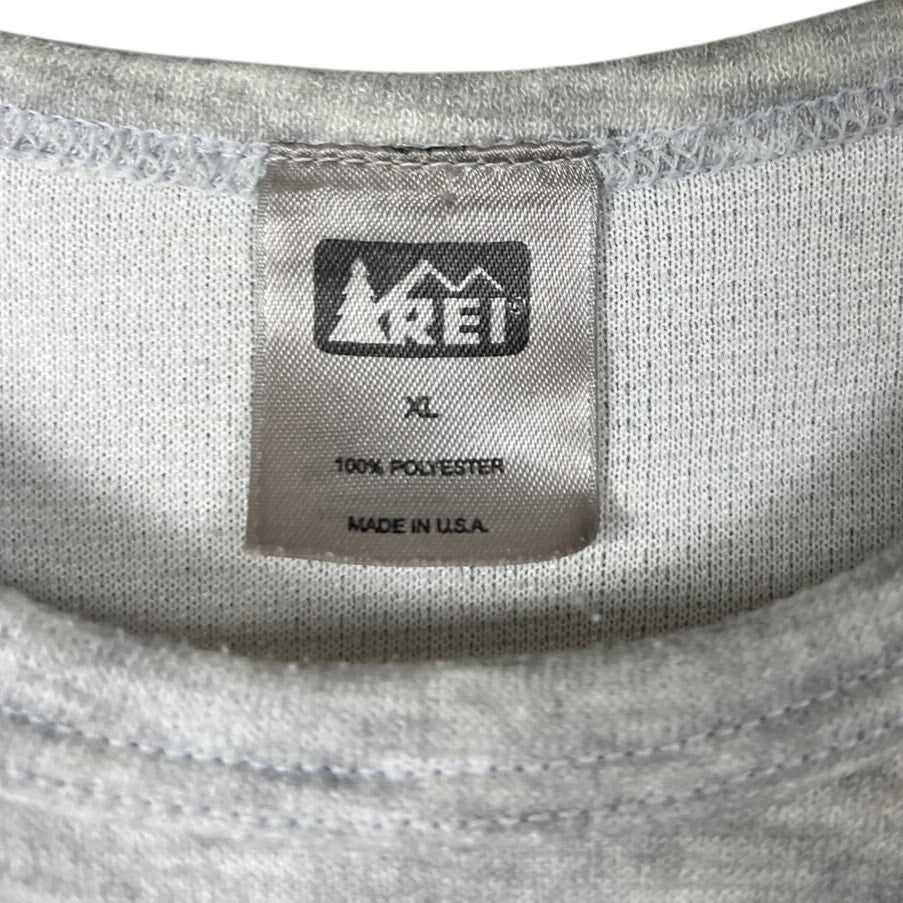 REI Co-Op XL Polyester Gray Long Sleeve Women's Top