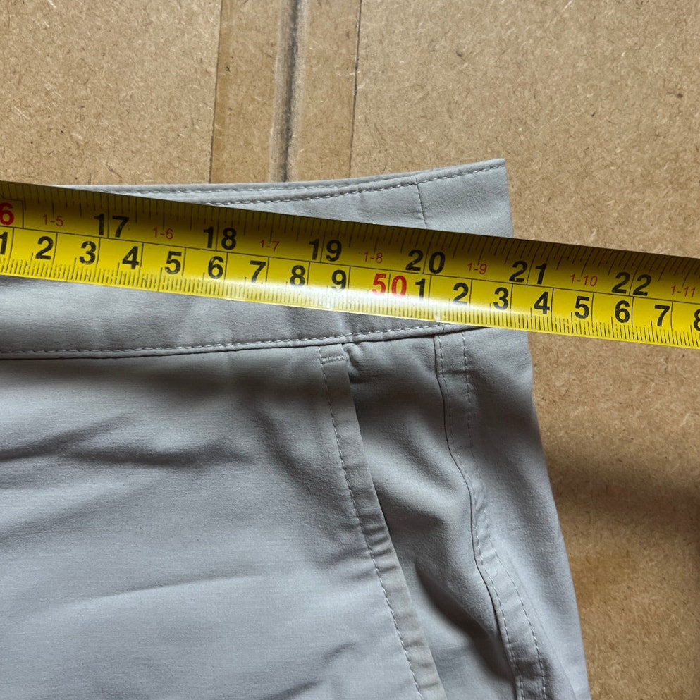 Faherty All Day Shorts Mens 40 Gray 9" Inseam Golf Bermuda Drawstring
