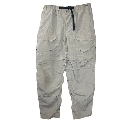 REI Size Large Hiking Tan Breathable Men's Convertible Belted Cargo Pants