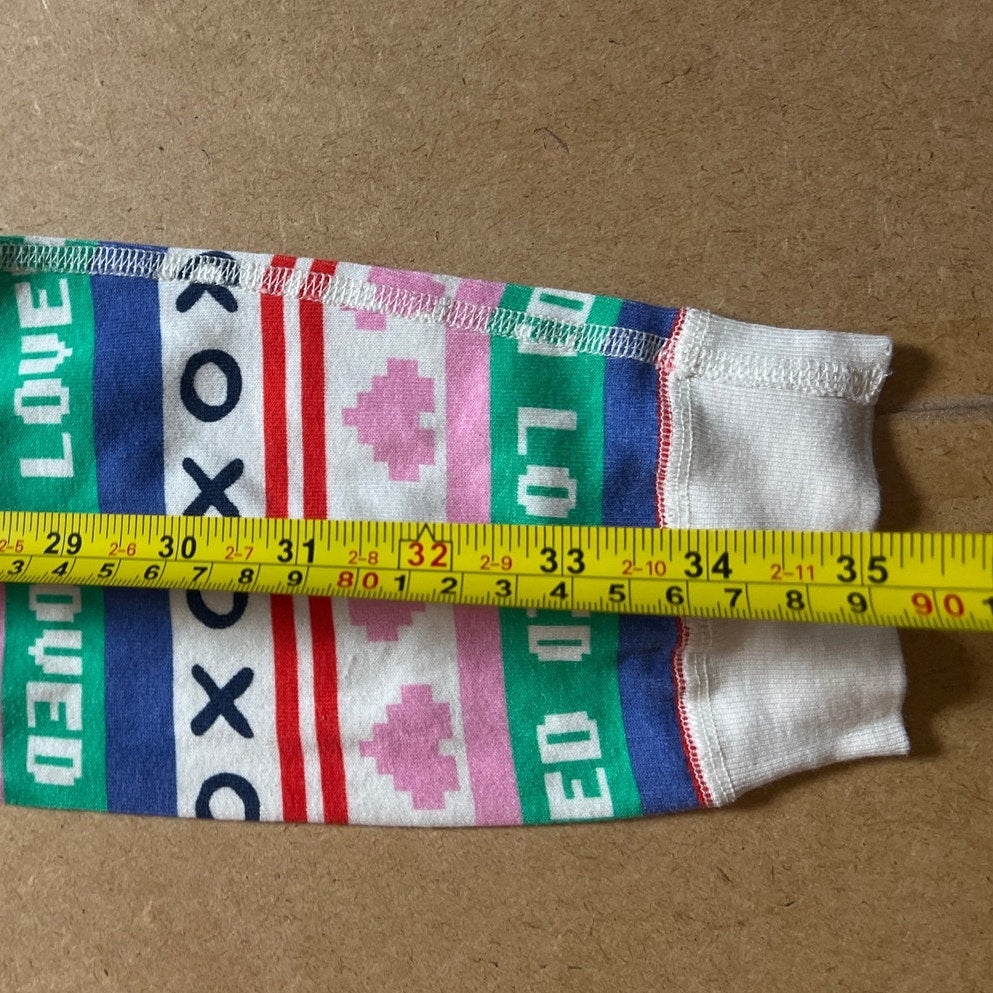Hanna Andersson Girl Valentines XOXO Pajama Pants Size 14