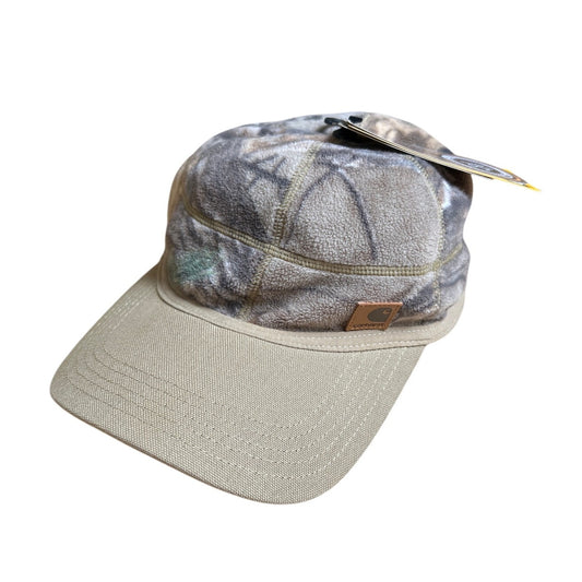 NWT Carhartt Men's Force Griggs Fleece Real tree Visor Baseball Cap One Size