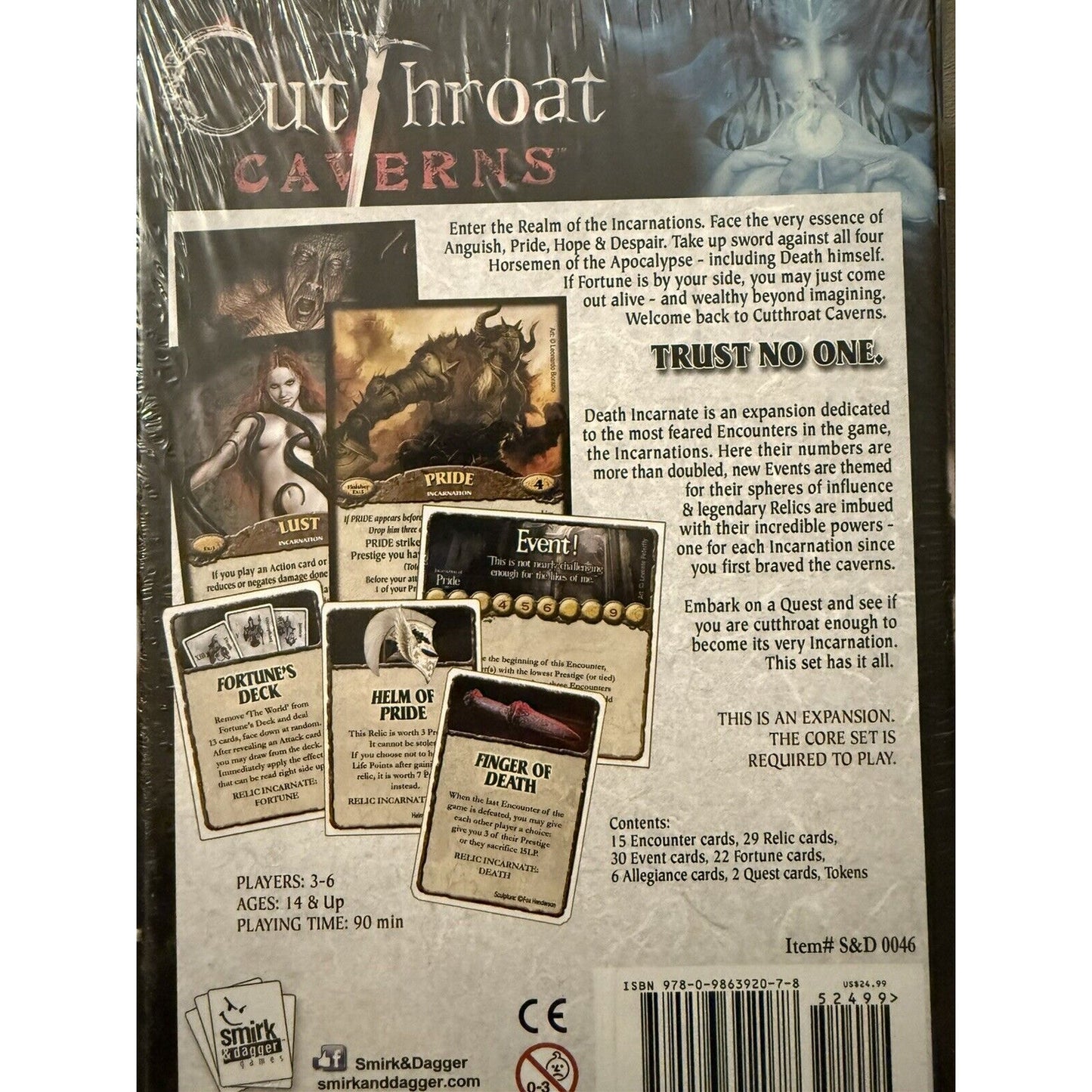 Cutthroat Caverns Expansion 5: Death Incarnate 2017