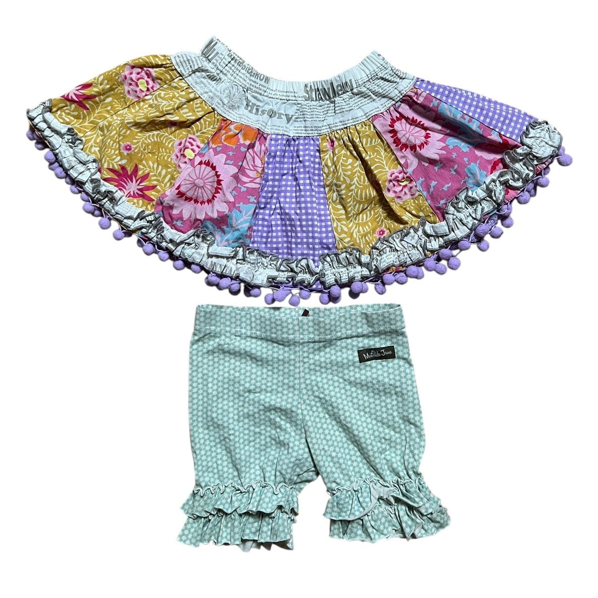 Matilda Jane & Mustard Pie Girl Skirt/Pants Multicolor Size 2