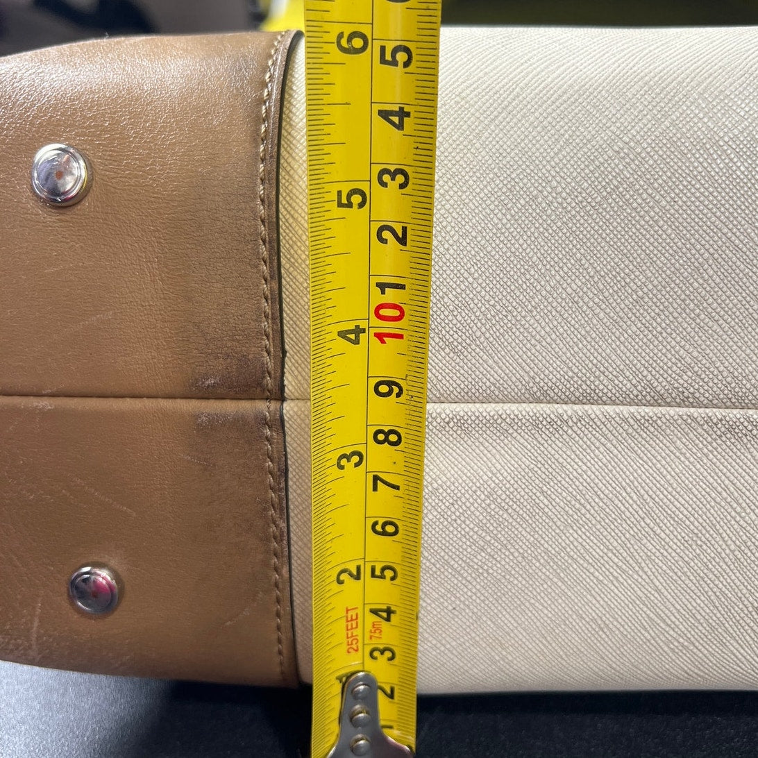 Tumi Tan 73105SN Turin Shopper Tote Leather Purse