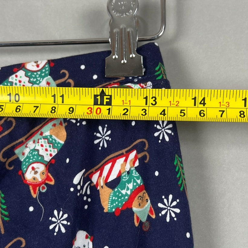 NWT Novagratz Warm Blue Dog AOP Pajama Pants Size XS