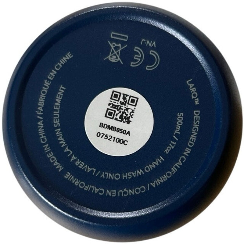 LARQ Water Bottle 31 Fl Oz Blue Stainless Steel Vacuum Insulated Screw-on Lid