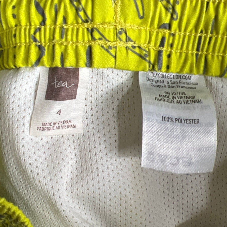 Tea Size 4 Swimwear Kids Bottoms 100% Polyester patterned