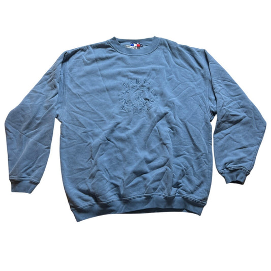 Vintage Paris Blue Men Crewneck Size XL