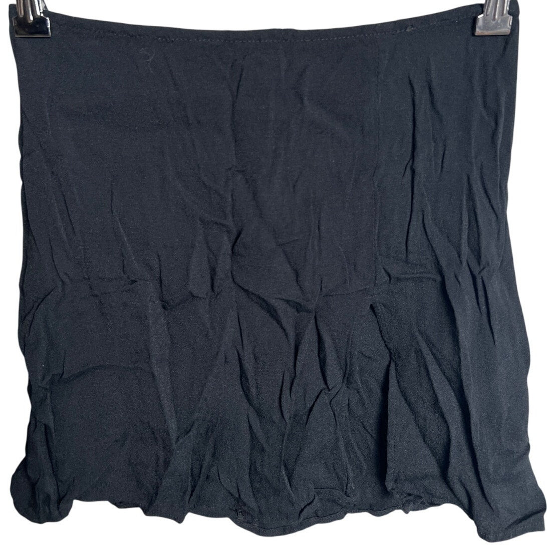 Reformation Size 4 Women Black Mini Slip Skirt