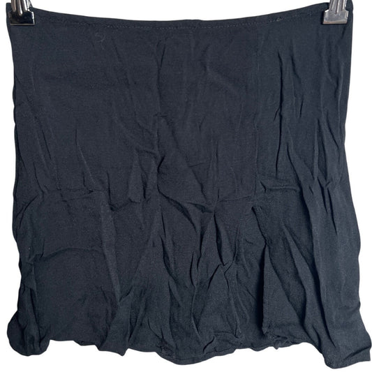 Reformation Size 4 Women Black Mini Slip Skirt