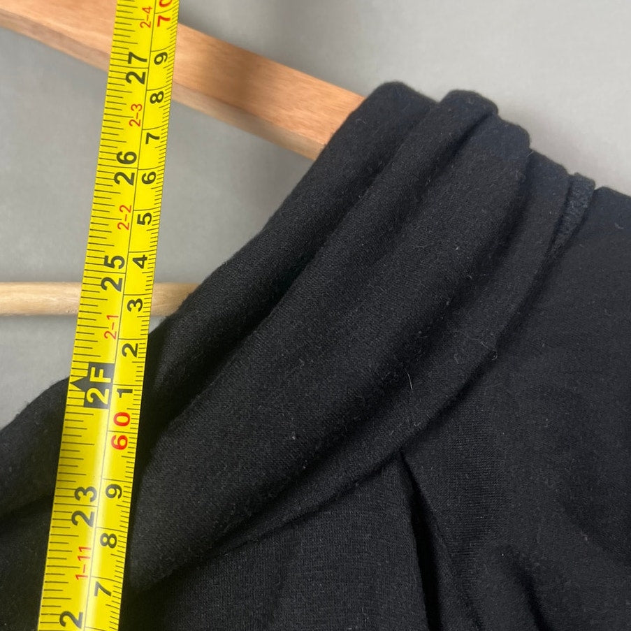 Guess Black Bodysuit With Ruffle Sleeve Women's Size S