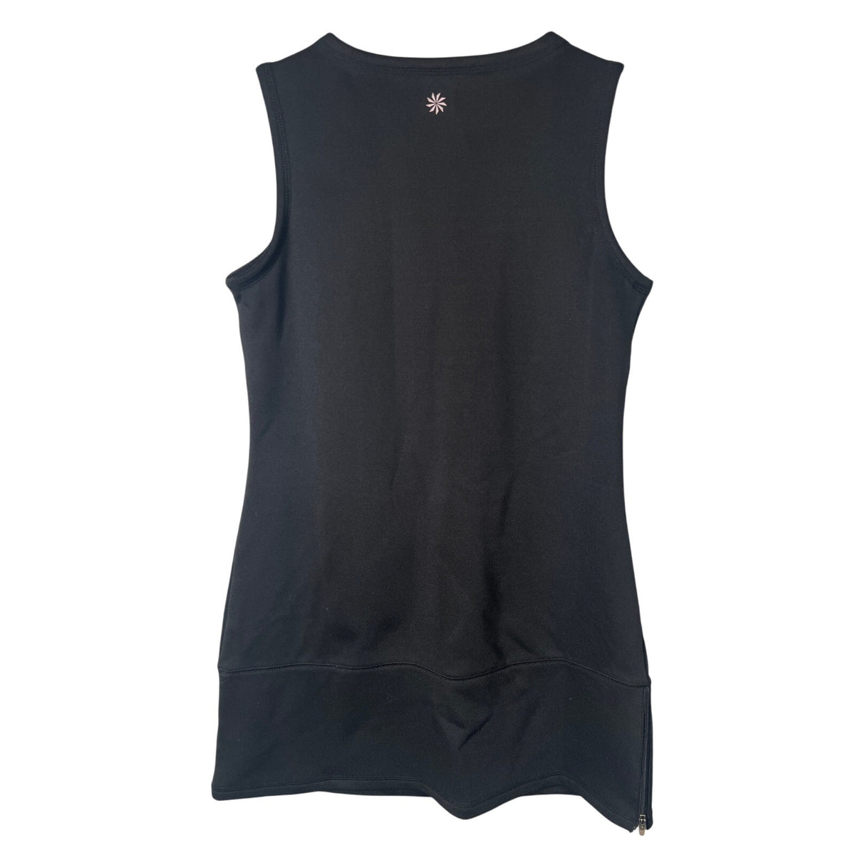 Athleta Size XS Polyester Activewear Sleeveless Zip Pocket Dress Women’s Black