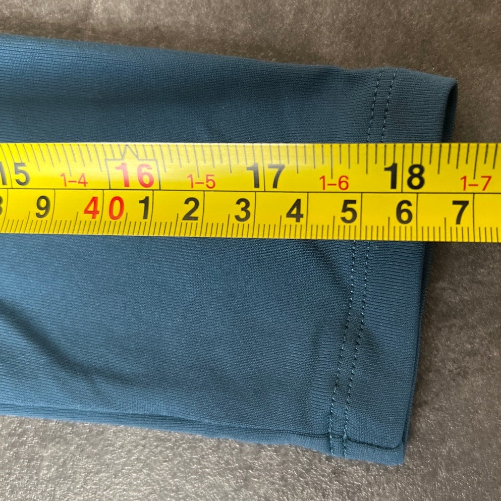 Contour Aritzia Geometric Body Suit Blue Size Small