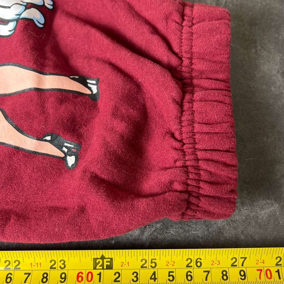 Betty Boop Youth 3XL 21 Red Graphic Sweatpants Unisex