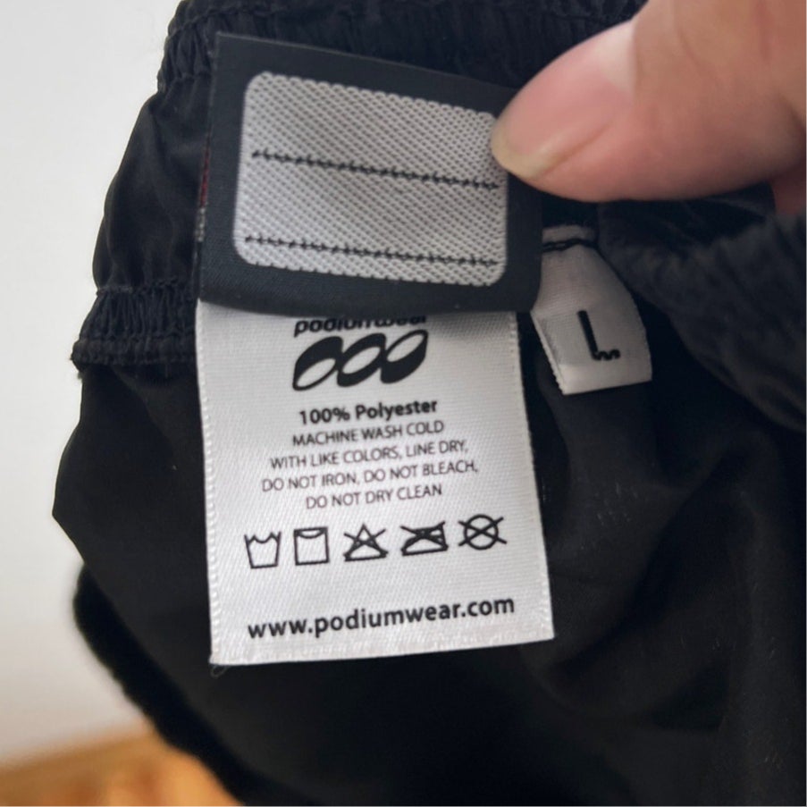 Podiumwear Men's L Black Outerwear Pants