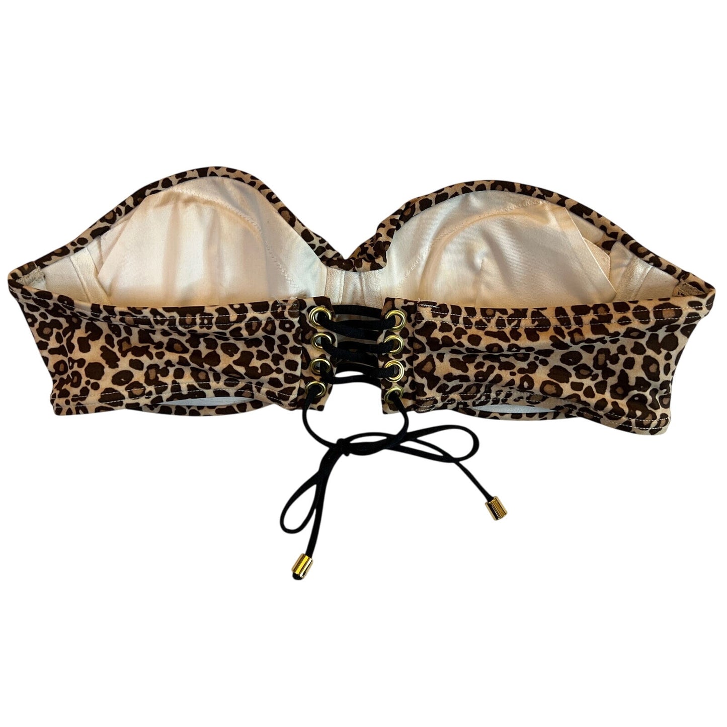 Victoria's Victoria Secret 34B Bikini - Leopard Print - EUC