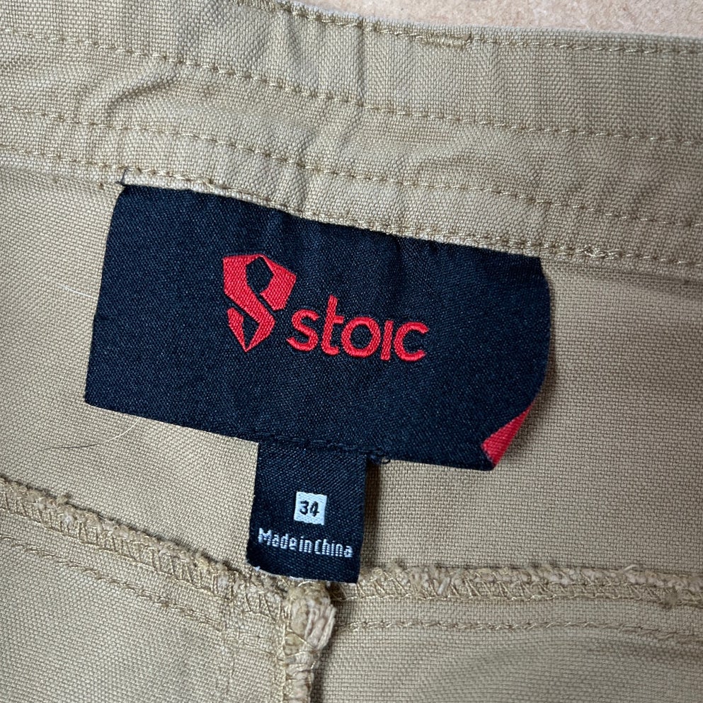 Stoic Tan Men Pants Size 34