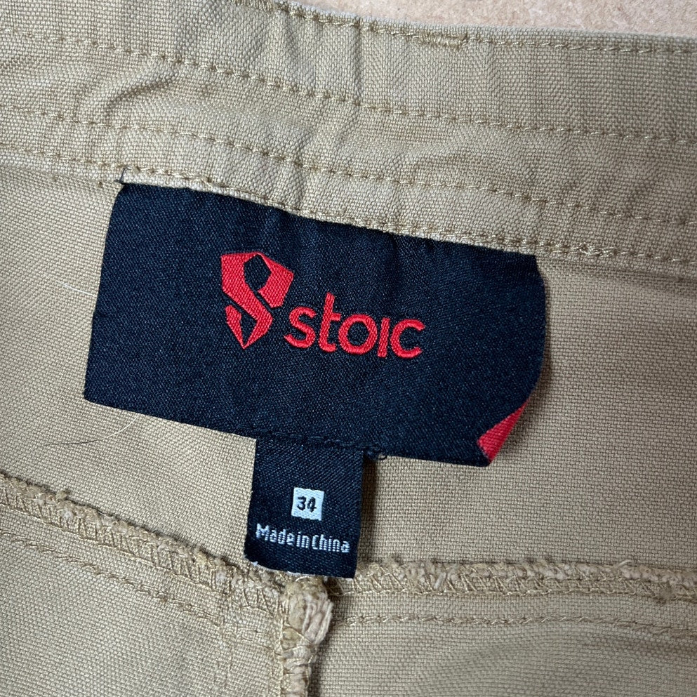 Stoic Tan Men Pants Size 34