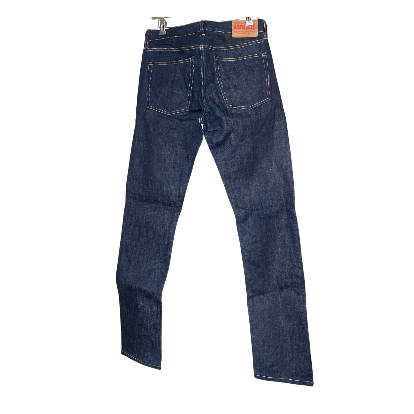 Asphalte Size 30 Men Denim Jeans Raw Selvedge Made In Italy