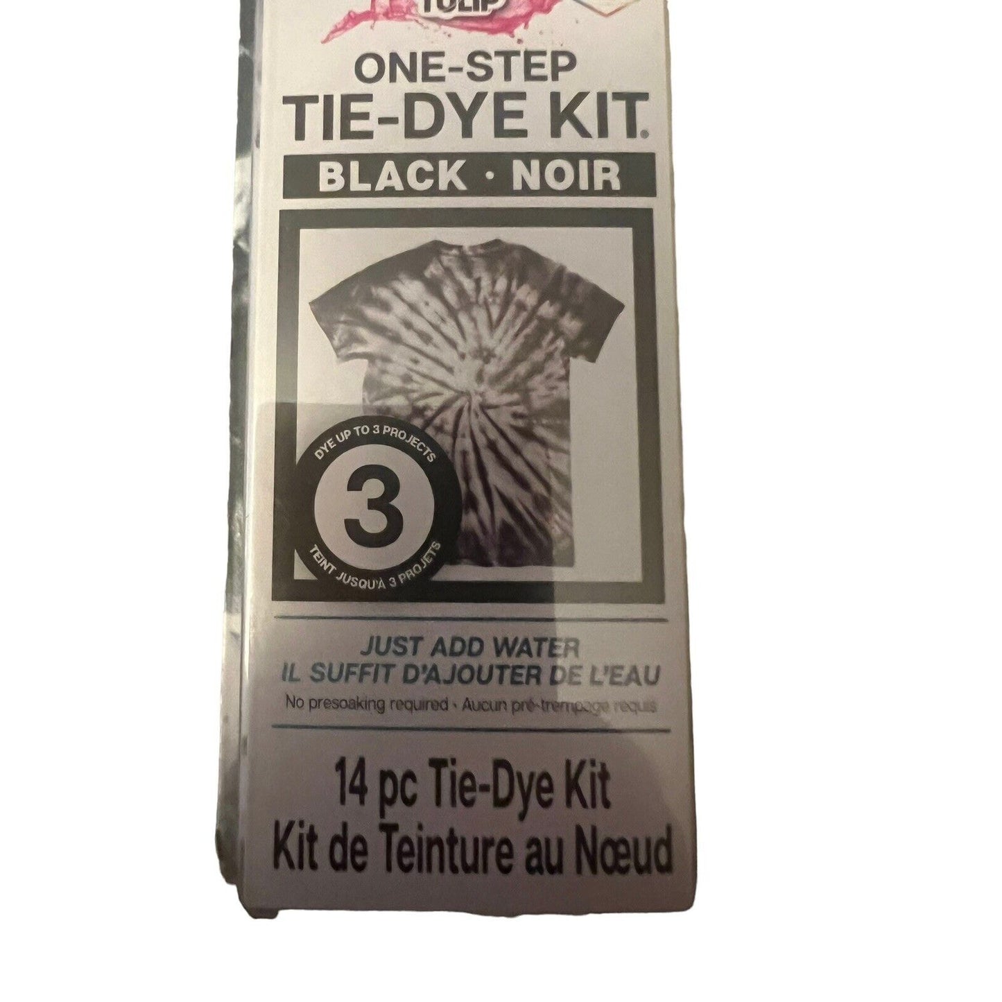 Tulip One-Step Tie Dye Kit 14 pcs Black GREAT GIFT NEW NWT