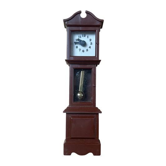 Vintage Grandfather Clock~ Fisher Price Dollhouse Furniture Toy