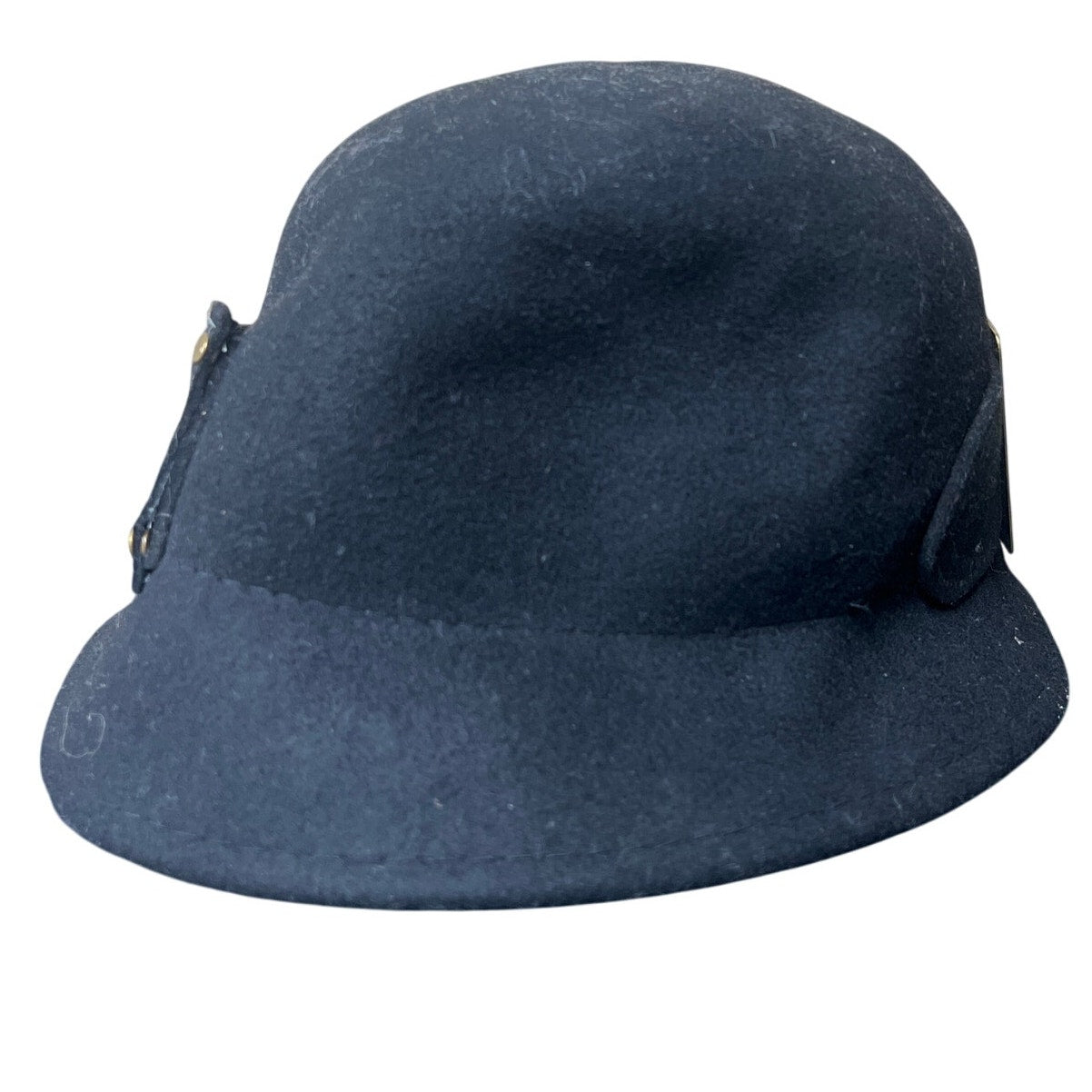 Scala Collezione 100% Wool Black Band Buckle One Size Women's Hat