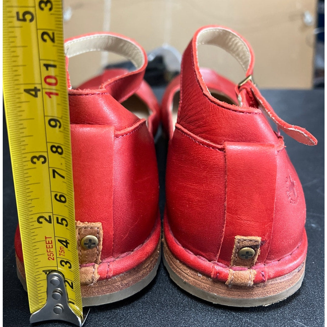 Dr. Marten Red Slip On Size 9 UK Women's US 11 Mary Jane