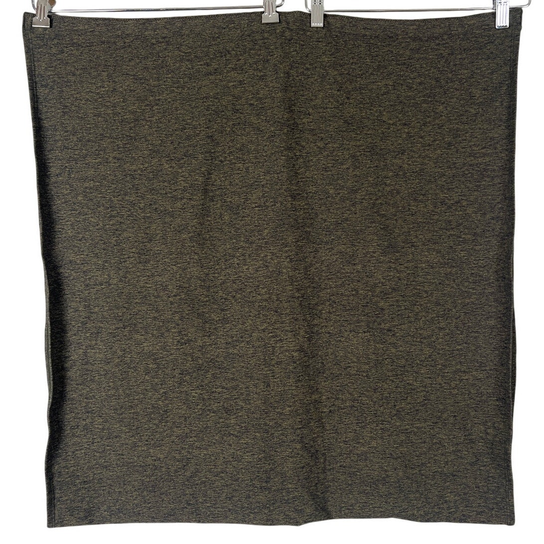 Lululemon Vinyasa Herringbone Brown Snap Infinity Scarf One Size