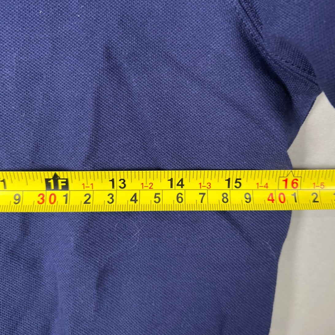 Vineyard Vines Cotton Size XL 14/16 Blue Polo Shirt Teen