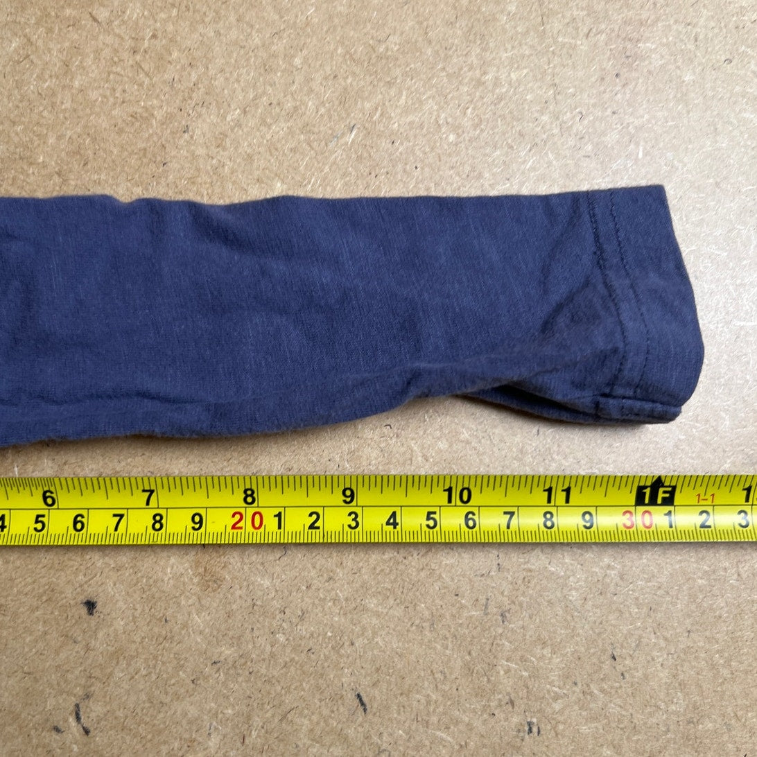 Mini Boden Boy 6-7 Blue Long Sleeve Frog On Boat Graphic