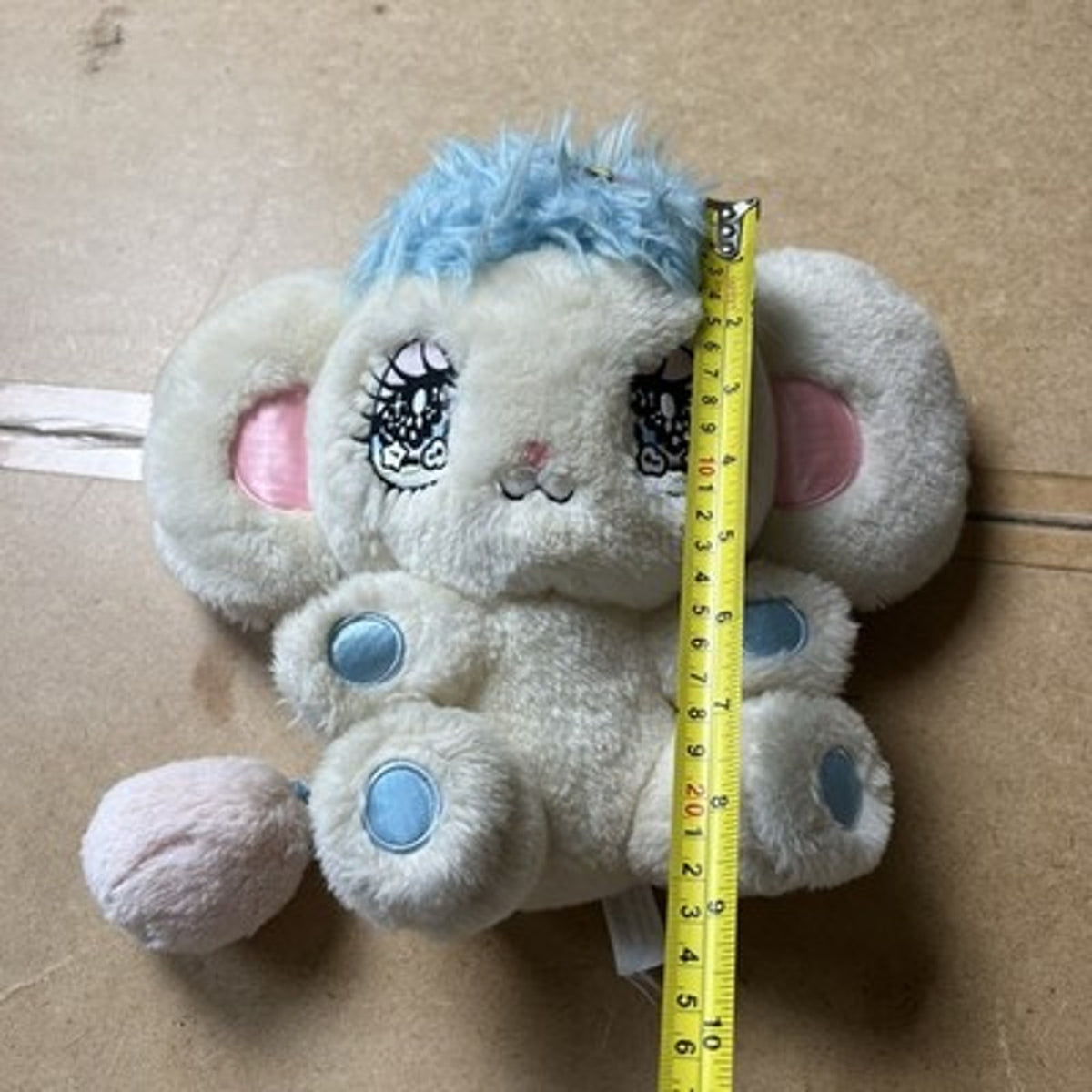Peropero Sparkles Plush Cream Blue Pink Small Yurie Sekiya Made In China