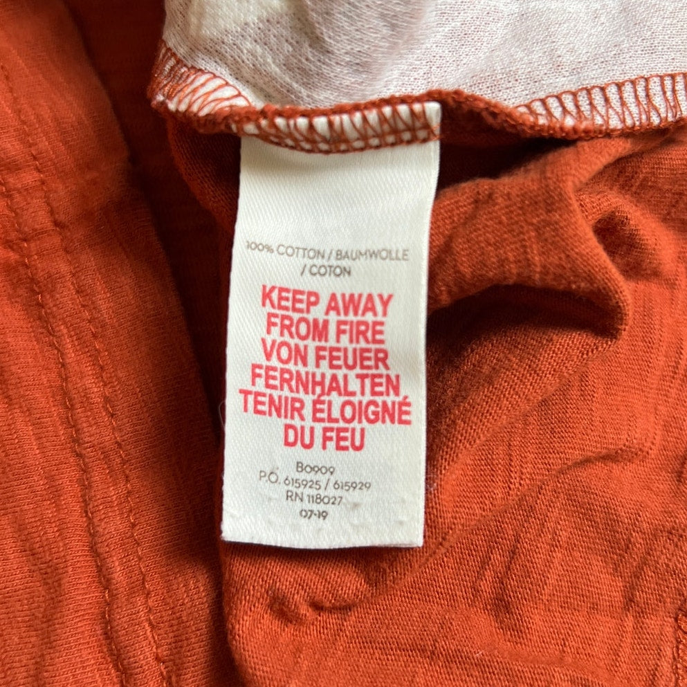 Mini Boden Embroidered Dinosaurs Long Sleeve Top Shirt Boys Size 7-8 years