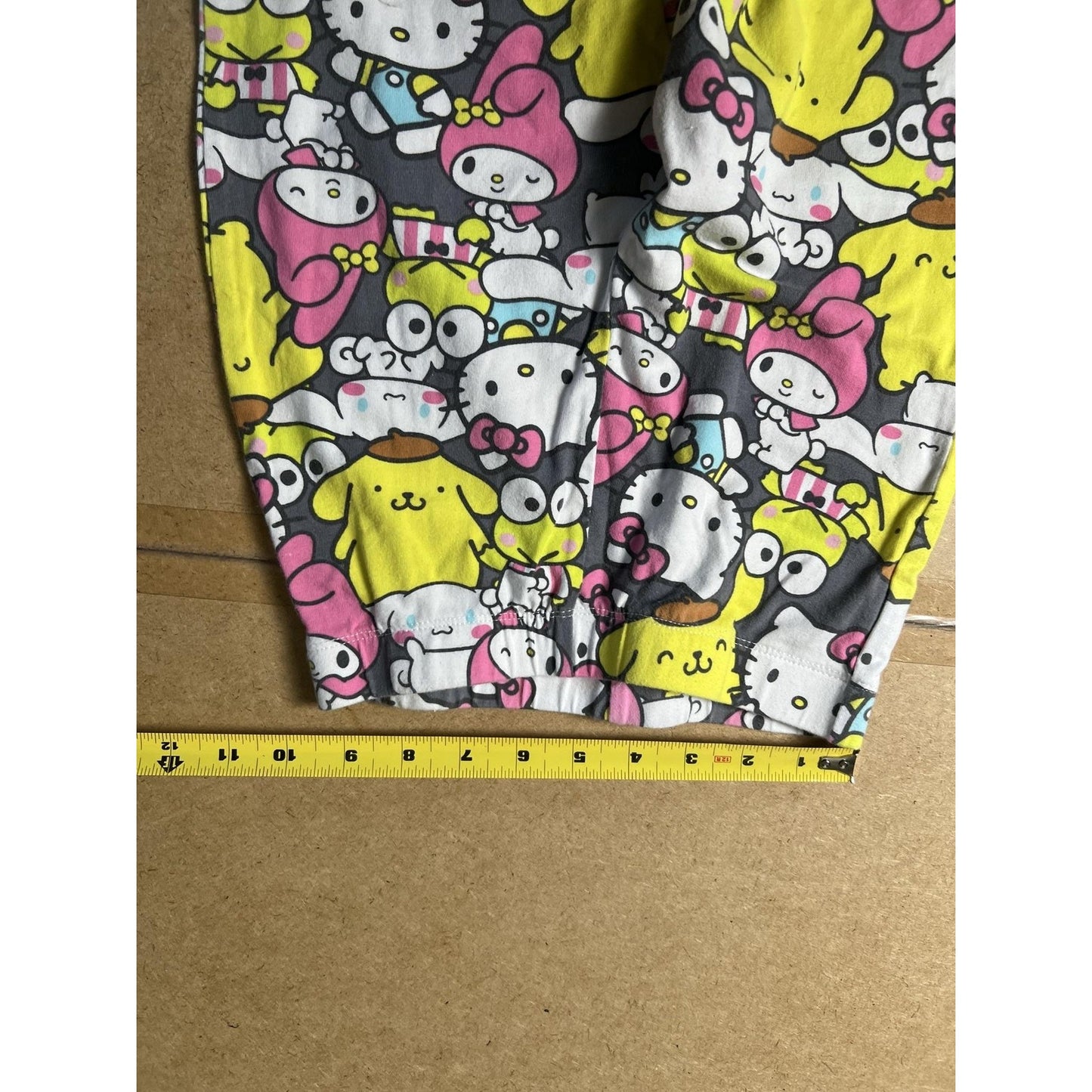 Sanrio Leggings Womens XS Multicolor Ankle Hello Kitty Friends Cotton Spandex