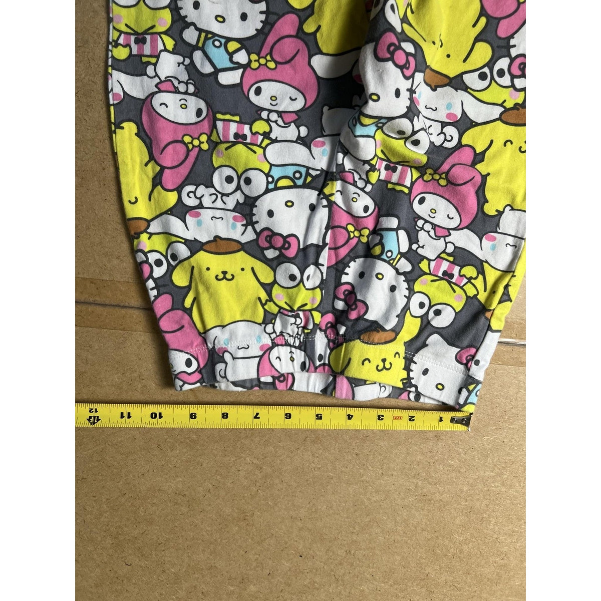 Sanrio Leggings Womens XS Multicolor Ankle Hello Kitty Friends Cotton Spandex