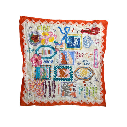 NWT Vismaya x Anthropologie Italian Summer Icon Scarf Size All