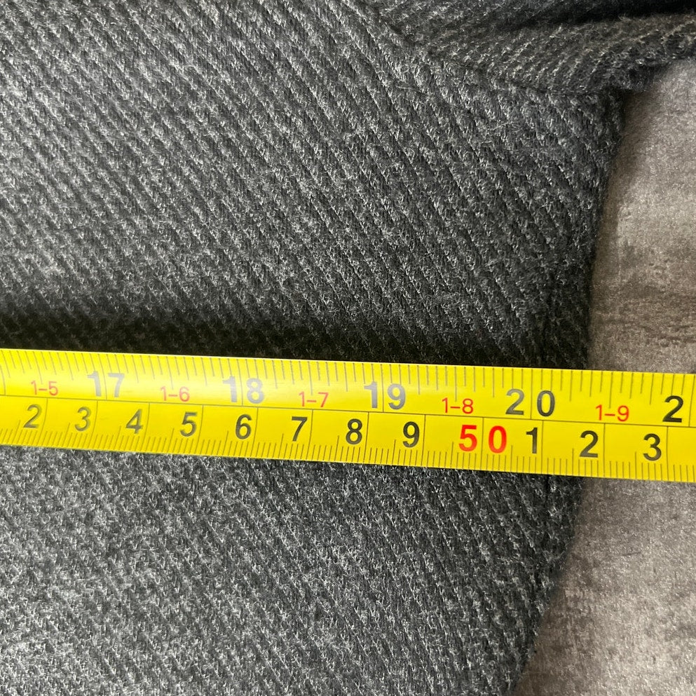 Faherty Medium Heather Gray Legend Sweater Dress Button Down