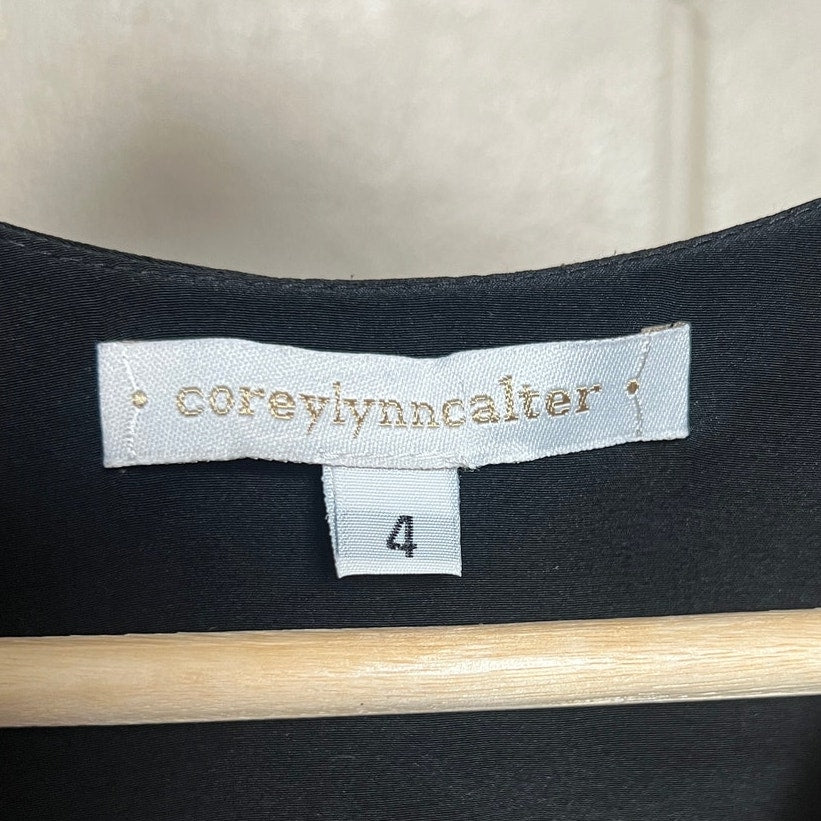 Corey Lynn Calter Dress Womens Size 4 Silk Floral Fit and Flare Cap