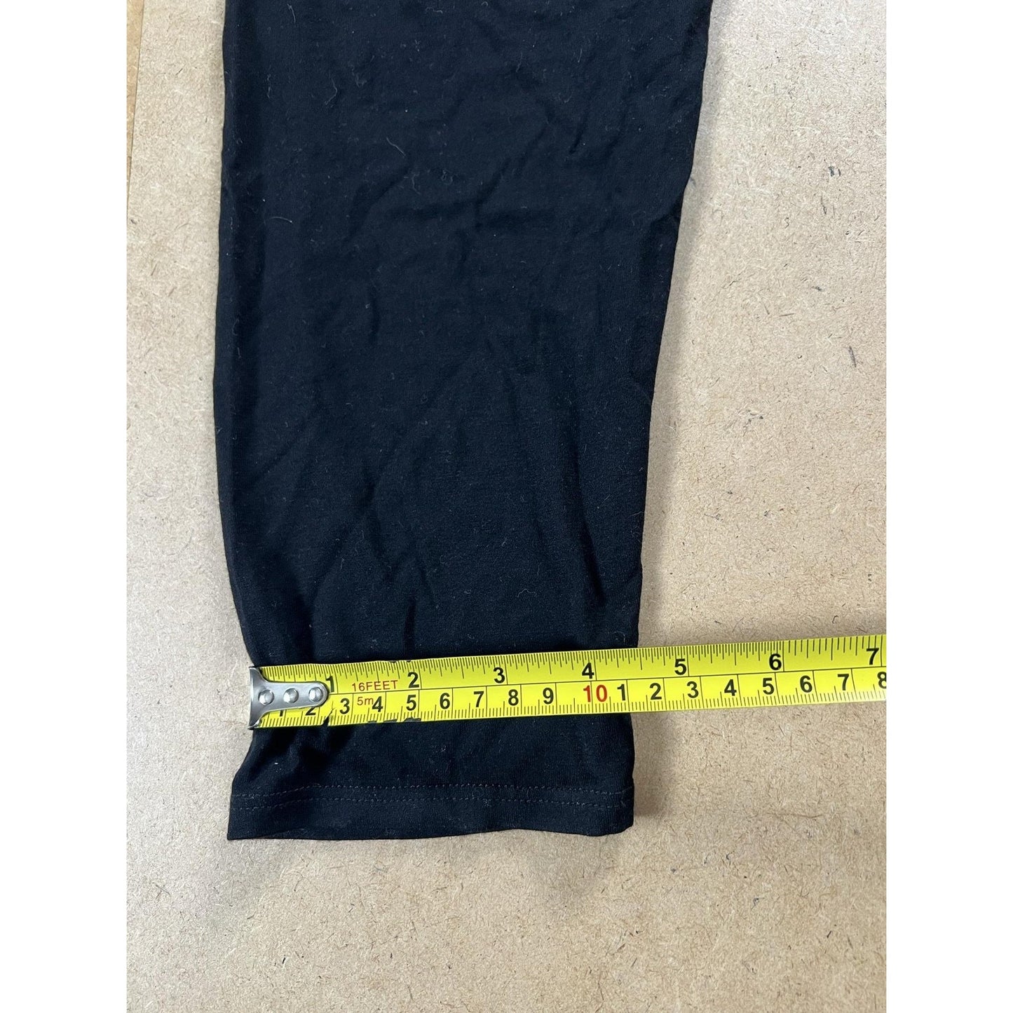 Eileen Fisher Leggings Womens XL Black Ankle Casual Jersey Viscose Spandex