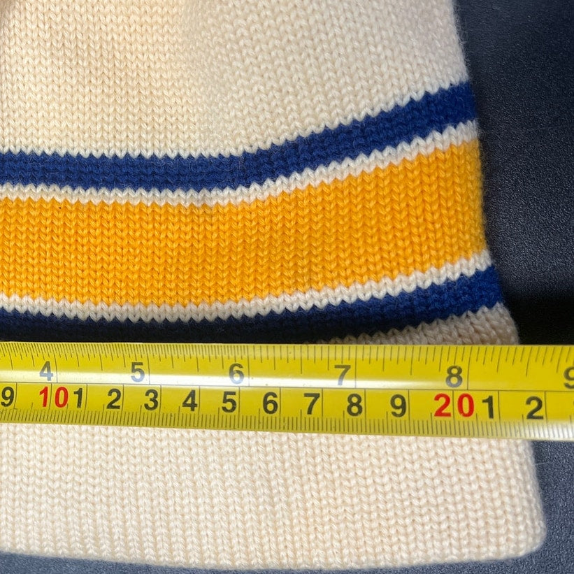 Vintage MeisterSinger Made In Hong Kong Winter Hat Cream Unisex