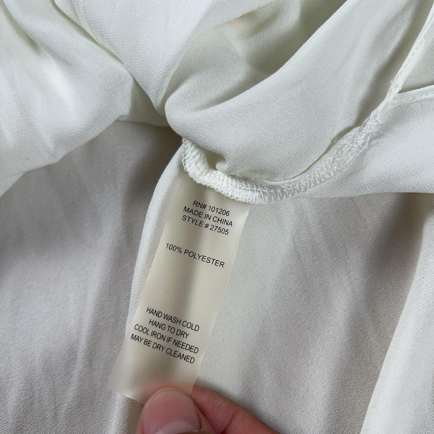 Soft Surroundings Tunic Womens L White Sheer Chiffon Collared Pullover